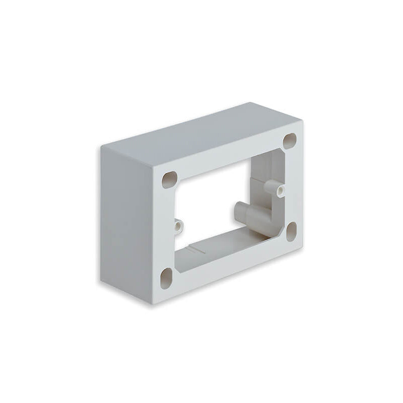 Mounting Box: 2-3M, Surface-Mount, Ivory, Eikon/ Idea/Plana *Surcharge may apply if buying <20*