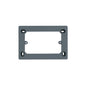 Mounting Box: 3 Module Surface-Mount, Idea Grey, For Idea/Plana/Eikon Series