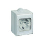 OUTLET: ITALIAN/P30 IP55 2P+E 16A/250V, SICURY, WHITE, LINEA