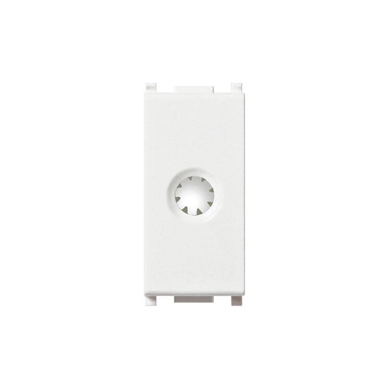 Plana Series Cable Outlet with Cord Grip, White