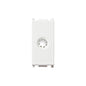 Plana Series Cable Outlet with Cord Grip, White
