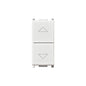 Switch: 3-Position (1-0-2), 2P2T, 10AX, With Directional Arrows, White, Plana