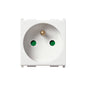 OUTLET: FRENCH, 2P+E, 16A/250V 2M, SICURY, WHITE, PLANA