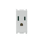 Outlet: USA/SASO 2P+E 15A/127 Sicury, Silver, Plana