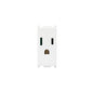 OUTLET: USA/SASO 2P+E 15A/127 SICURY, WHITE, PLANA