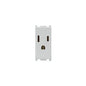 Outlet: USA/SASO, 2P+E, 15A/120V, Silver, Plana Series **Surcharge may apply if buying <20**