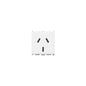 OUTLET: ARGENTINIAN,2P+E,20A, 250V, 2M, SICURY, WHITE, PLANA