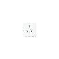 OUTLET: AUSTRALIAN,2P+E,10A, 250V, 2M, SICURY, WHITE, PLANA