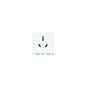 OUTLET: AUSTRALIAN,2P+E,15A, 250V, 2M, SICURY, WHITE, PLANA