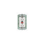 OUTLET: USA DUPLEX, GFCI, 2P+E 15A/125V 3M W/GRID WHITE PLANA