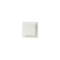 Plate: Technopolymer, White, 2 Module, w/Device Cover *Surcharge may apply if buying <10"