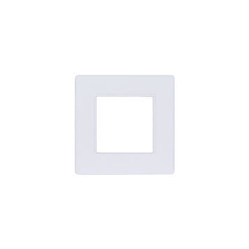 PLATE: TECH, WHITE, 2M PLANA