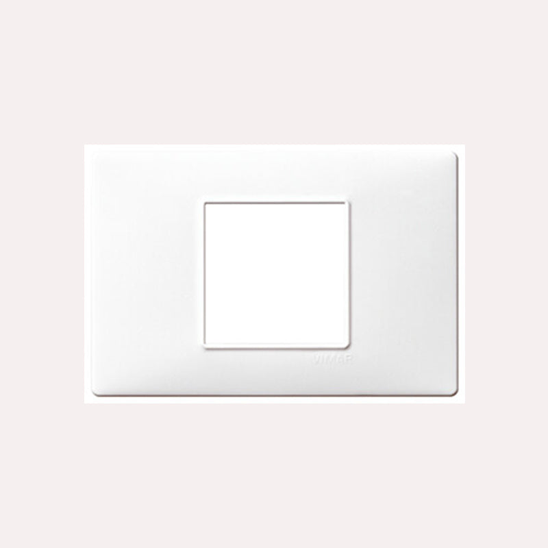 PLATE: TECH, WHITE, 3M/2M PLANA