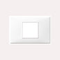 PLATE: TECH, WHITE, 3M/2M PLANA