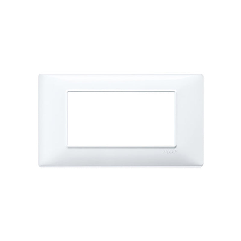 PLATE: TECH, WHITE, 4M PLANA