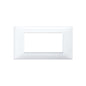 PLATE: TECH, WHITE, 4M PLANA