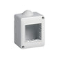 2 Module IP40 Surface-Mount Enclosure, Grey, For Plana & Eikon
