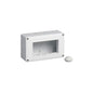 4 Module IP40 Surface-Mount Enclosure, Grey, For Plana & Eikon *surcharge may apply if buying <40*
