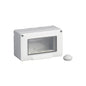 Enclosure: IP55 Surface-Mount, 4 Module, Grey, Plana/Eikon *Surcharge may apply if buying <30*