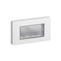 PLATE: WATERPROOF, WHITE, 4M W/SCREWS, EIKON & PLANA