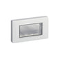 PLATE: WATERPROOF, RAL 7035 GREY 4M W/SCREWS EIKON & PLANA