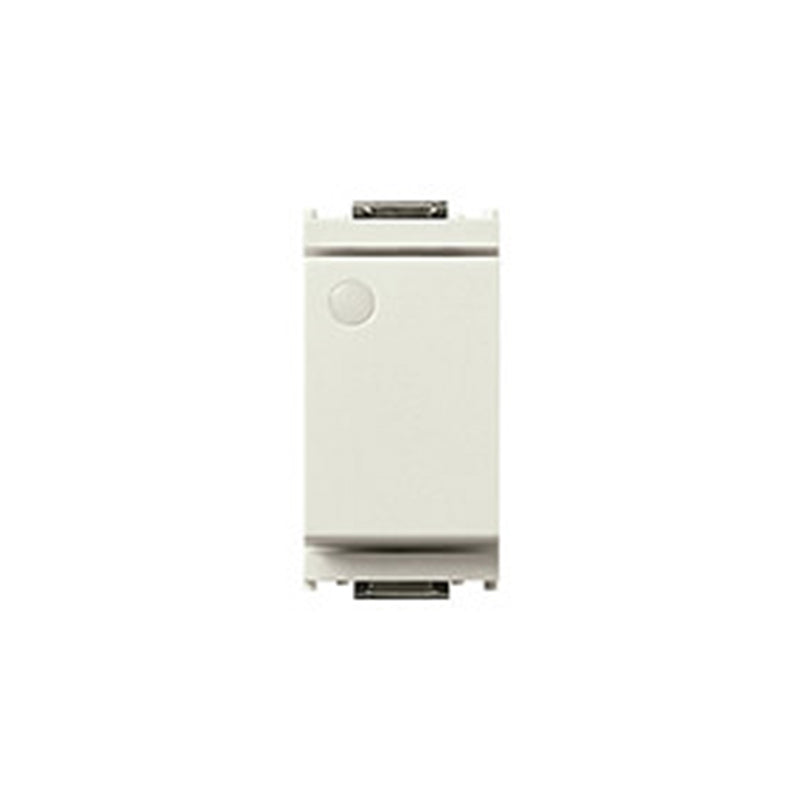 Idea 3-Way Switch (Euro 2-Way), 1P, 16A-250V Max with Luminescent Button, 1 Module, White