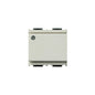 Switch: Illuminable 1-Way, 1P1T, 16A, 2 Module White, Idea Series