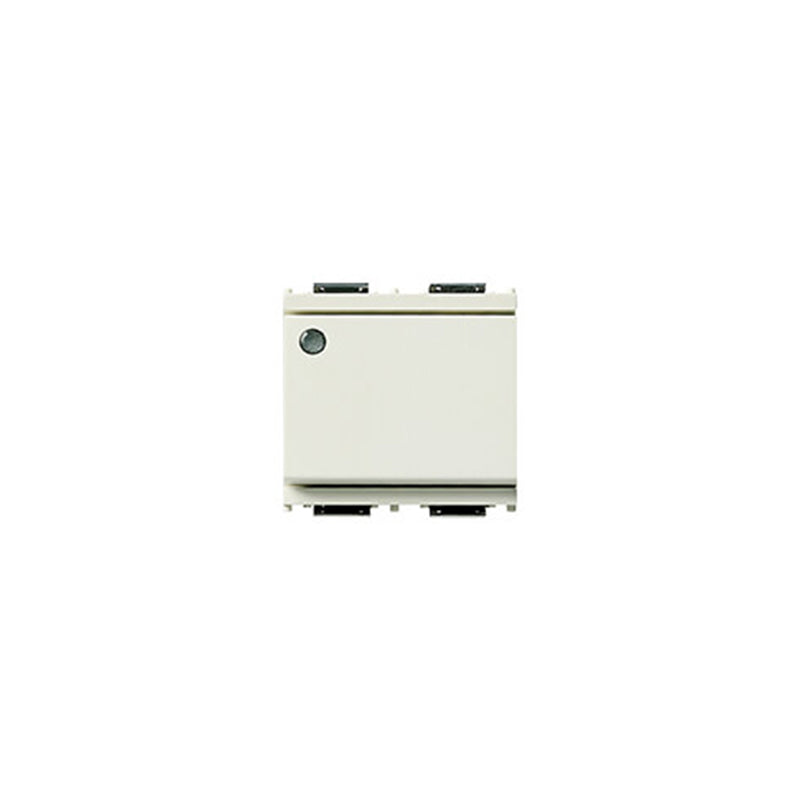Switch: Illuminable 3-Way, 1P/2T, 16AX, 2 Module, White, Idea