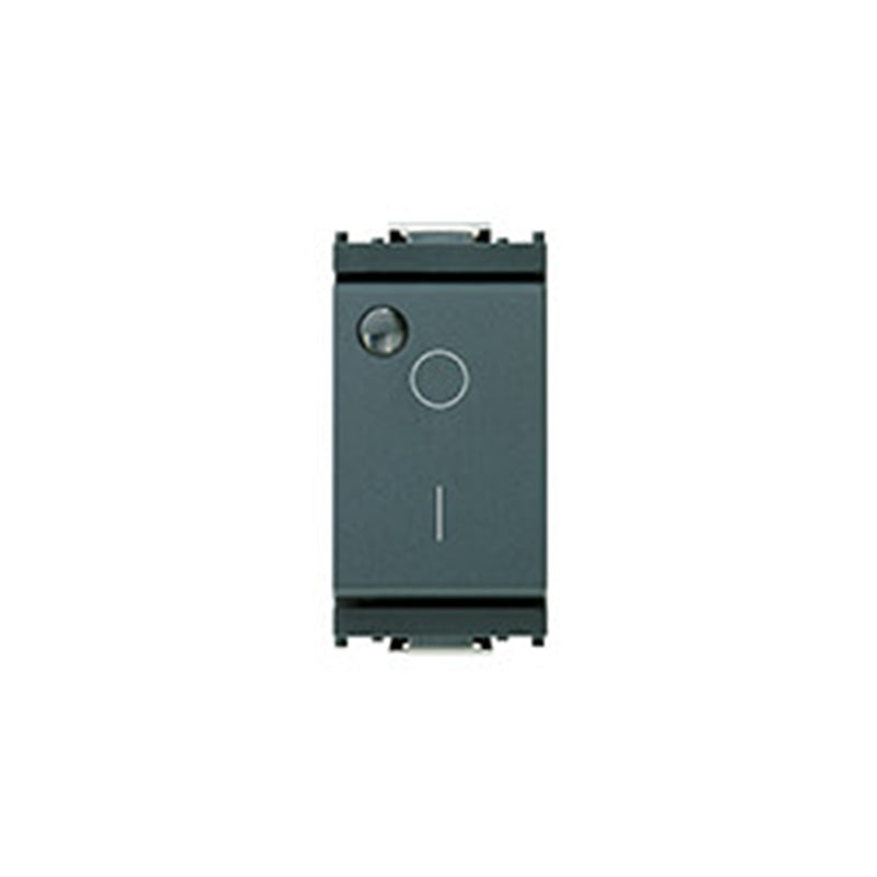 Switch: 1-Way, 2P1T, 16AX, Luminous, For Signaling Grey, Idea *Surcharge may apply if buying <20*