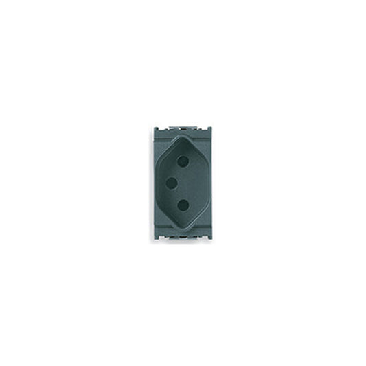OUTLET: SWISS, TYPE 13, 2P+E 10A/250V, GREY, IDEA