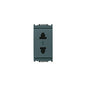 OUTLET: USA/EURO, 2P, 15A/250V GREY, IDEA