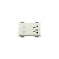 SOCKET: SHAVER 230V/INPUT 120V OUTPUT, 3M, WHITE, IDEA