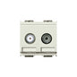 TV-RD-SAT SINGLE-CONN.OUT IDEA 2-OUTLET