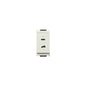Idea Polarized Socket Outlet for VM01099 Plug 2P, 6A-24V, 1 Module, White