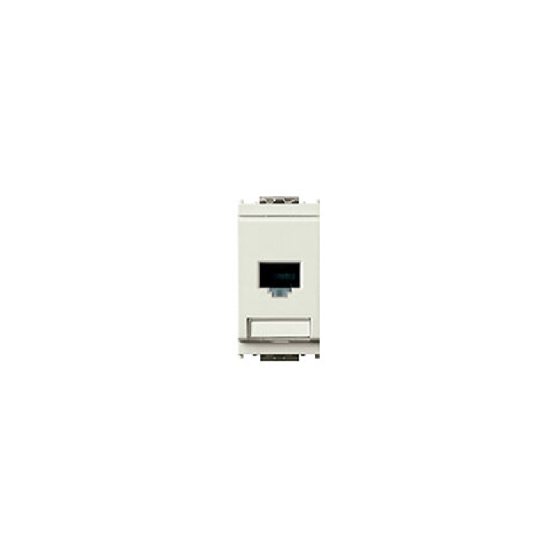 Idea Connector: RJ45 Cat5e, UTP, T568/B Wiring, 8- Contact, 110 Type Insulation-Piercing Terms, White