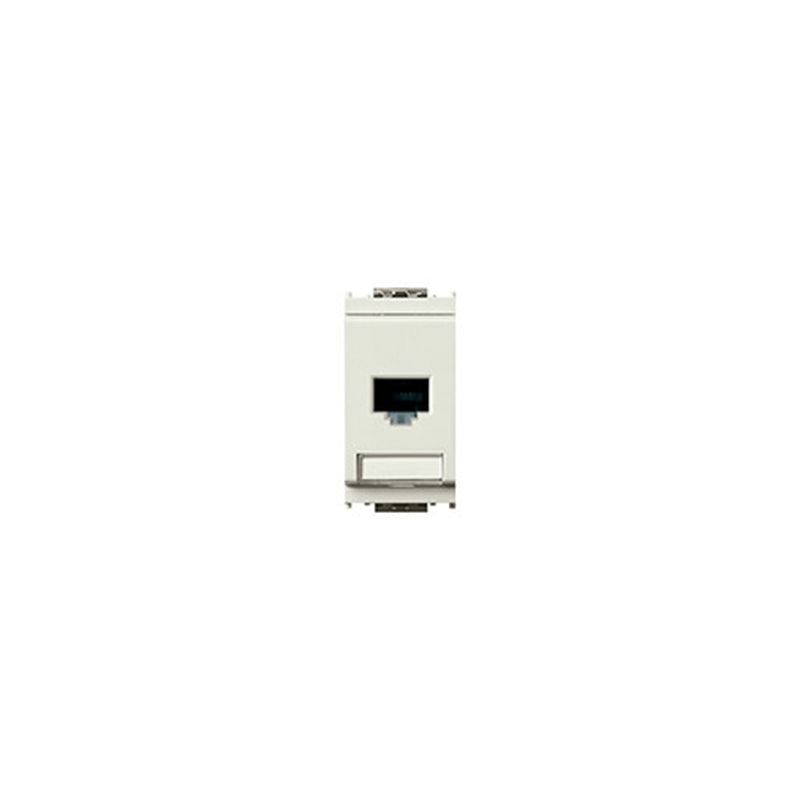 CONNECTOR: RJ45 CAT5e FTP 110 TYPE, 8-CONTACT, WHITE, IDEA
