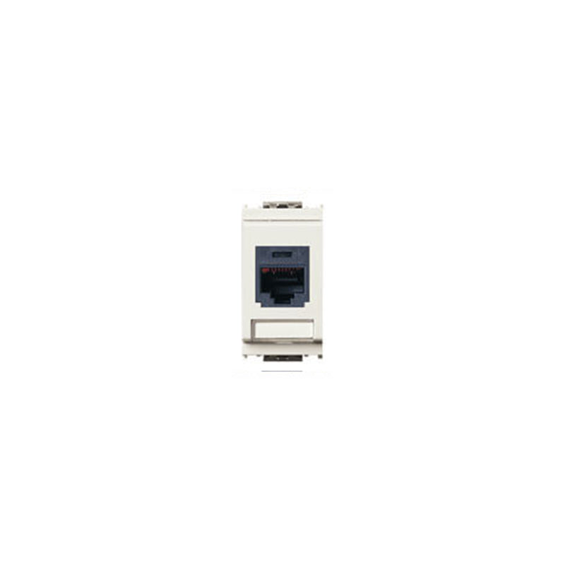 CONNECTOR: RJ45 CAT5e UTP TYPE 8-CONTACT, WHITE, IDEA