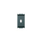 Switch: Blank Module with Cable Outlet and Cord Grip, Grey, Idea