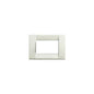PLATE: METAL, IVORY, 3M, SQUARE, IDEA