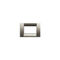 PLATE: METAL, BLACK CHROME, 3M SQUARE, IDEA
