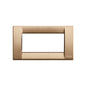 PLATE: METAL, BRONZE, 4M SQUARE, IDEA