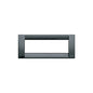 PLATE: METAL, BLACK, 6M SQUARE, IDEA