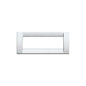 PLATE: METAL, MATTE SILVER, 6M SQUARE, IDEA
