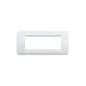 PLATE: TECH, BRIGHT WHITE, 5M ROUND, IDEA