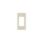 Cover Plate, Metal, Ivory, 1 Module Panel-Mount, Square, Idea Series