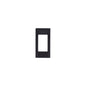 Plate: Black, Metal, 1M Panel Square, Idea