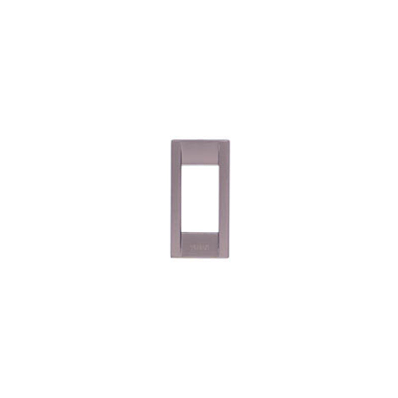 PLATE: METAL, BLACK CHROME 1M PANEL, SQUARE, IDEA