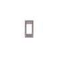 PLATE: METAL, BLACK CHROME 1M PANEL, SQUARE, IDEA