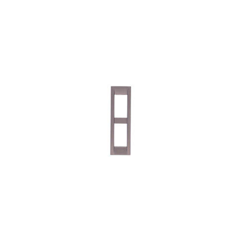 PLATE: METAL, BLACK CHROME 2M PANEL, SQUARE, IDEA