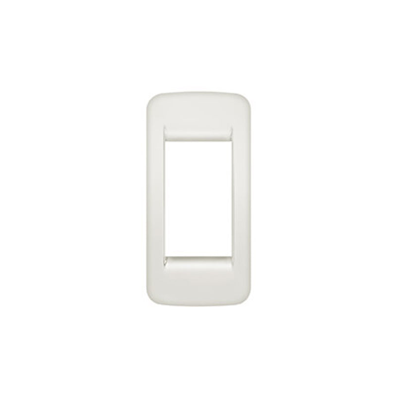 PLATE: METAL, IVORY, 1M PANEL ROUND, IDEA